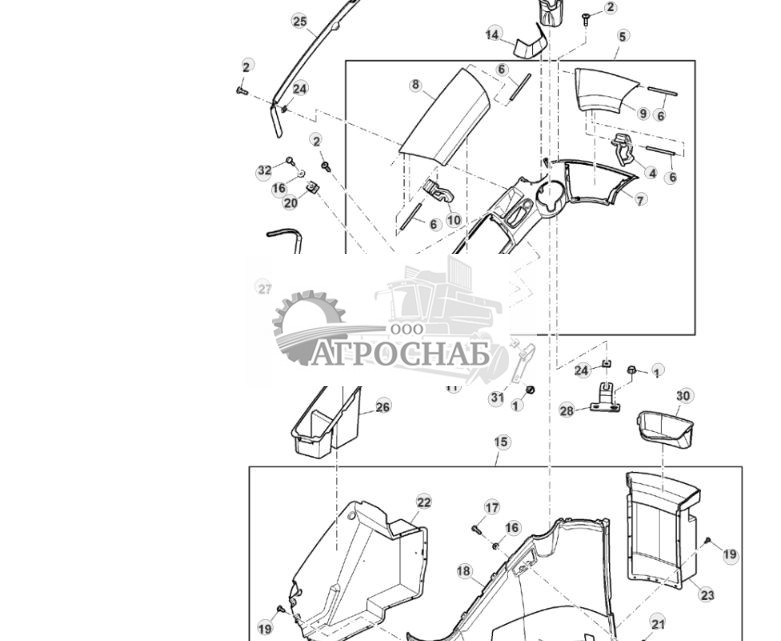 Обивка премиум-качества с отсеком для хранения, задняя - ST828609 410.jpg